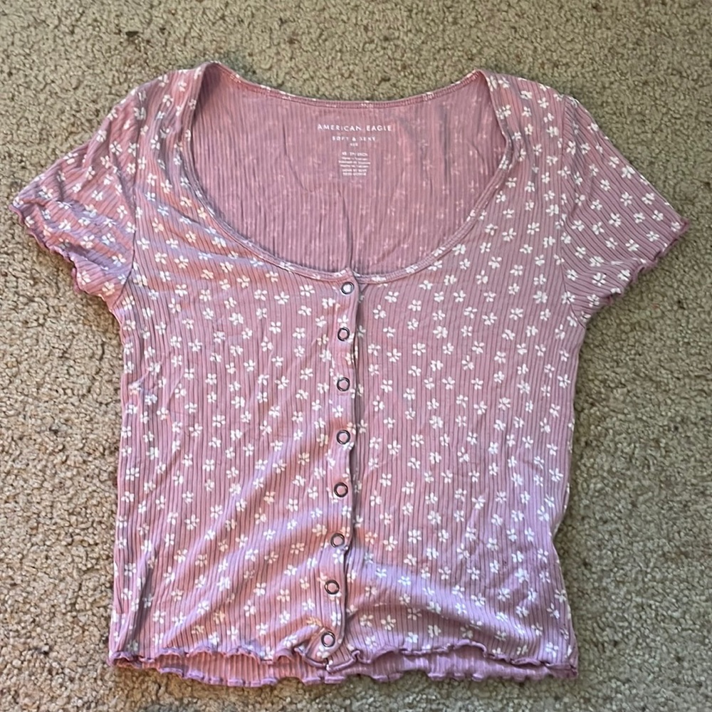 american eagle soft tee